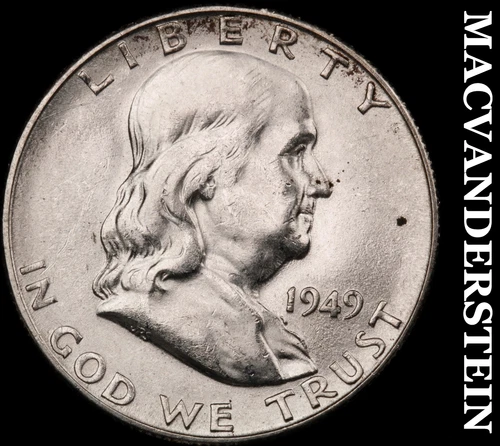 1949-S Franklin Half Dollar- Key Date- Uncirculated Luster No Reserve #J3769