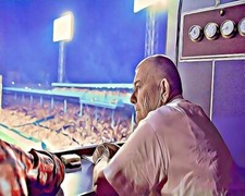 Tom Yawkey DiamondArt Legacy 8x10 art photo Boston Red Sox unsigned