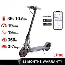 Electric Scooter 350W 19mph Shock-absorbing Anti-skid  8.5in Folding waterproof