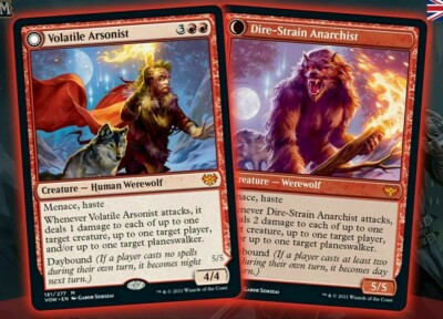 MTG - VOLATILE ARSONIST - INSTABILER FEUER - VOW - MAGIC - MINT - ITA