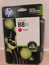 Genuine HP OfficeJet 88XL Magenta Ink Cartridge C9392AN 08/2014
