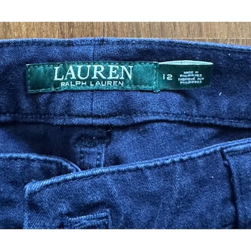 Lauren Ralph Lauren Blue Pant Denim Jeans Size 12 Plus Size - Picture 2 of 5