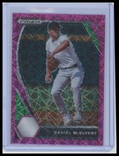 2021 Panini Prizm Draft Picks #PDP166 Daniel McElveny Pink Velocity Prizm
