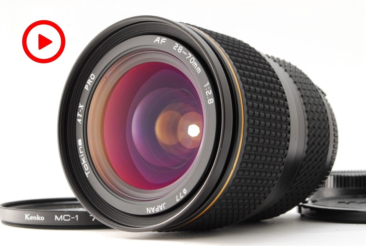♥︎◇ケース付き Tokina AT-X 28-70mm F2.8 NIKON Near Mint w/ case] Tokina AT-X Pro AF 28-70mm f2.8 For Nikon