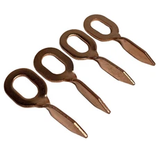 Twisted Dent Pulling Weld Tab Keys - 100 pkg of Steel Tabs