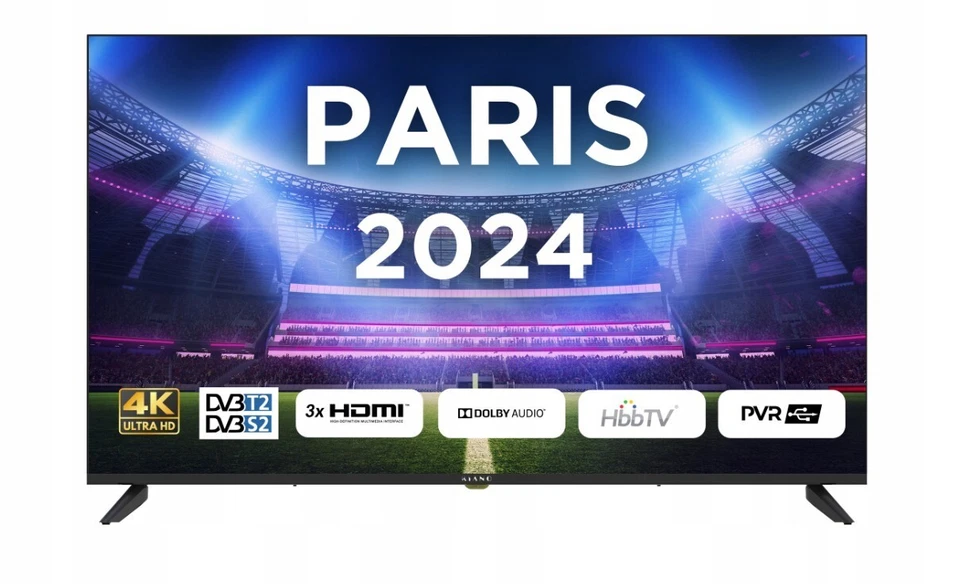 Smart TV 43" Kiano Elegance 4K UHD Android, WiFi, Netflix, HDR, DVB-T2/S2 - Immagine 2 di 4