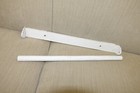 *VTG* 1950 18" Bathroom Kitchen White Wood TOWEL RACK BAR Hand Dishcloth Counter