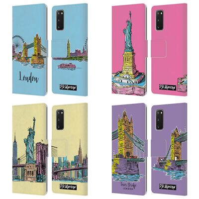 OFFIZIELLE P.D. MORENO STADTSKIZZEN BRIEFTASCHE HUELLE FÜR SAMSUNG HANDYS 1