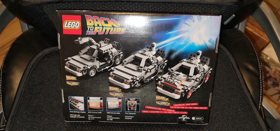 Back To the Future SDCC LEGO Delorean Time Machine 21103 SHEILD Error RETIRED - Image 2 of 3