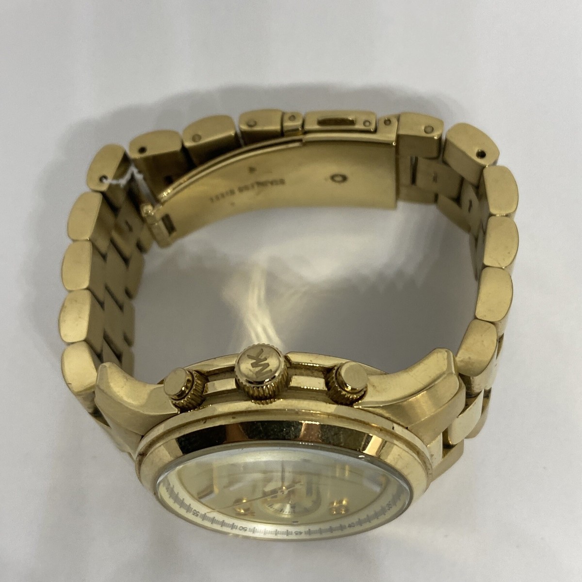 Michael‎ Kors MK5055 Unisex Stainless Steel Analog Gold Dial Quartz Watch… Michael Kors MK5055 Unisex Gold Stainless Steal Analog Dial  main image 2
