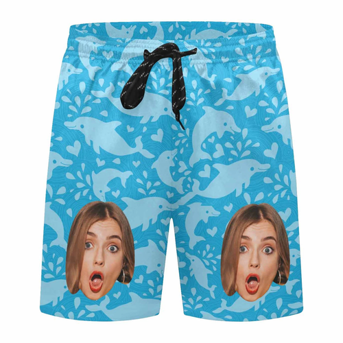 Custom Face Swim Trunks Personalized 