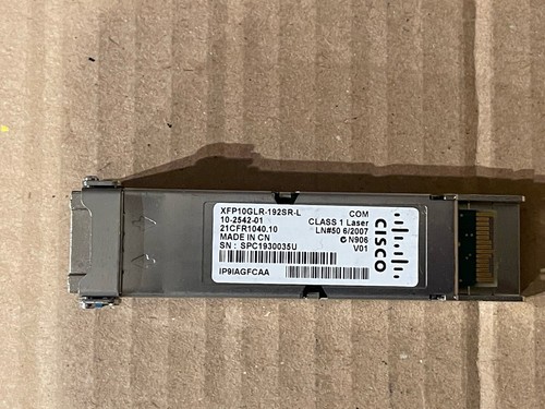 Moduł nadawczo-odbiorczy Cisco XFP10GLR-192SR-L Cisco 10-2542-01 XFP Transceiver - Zdjęcie 3 z 12