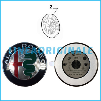 Nuovo Fregio ORIGINALE Alfa Romeo 2016 stemma anteriore Giulietta