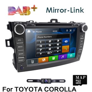 For Toyota Corolla 09 10 Car Dvd Player Stereo Radio Gps Navigation Usb Cam Ebay