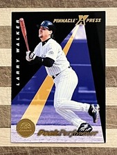 1997 Pinnacle X-Press Baseball Larry Walker Peak Performance Card #138