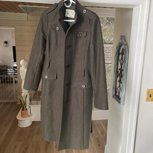 swiss military surplus wool overcoat