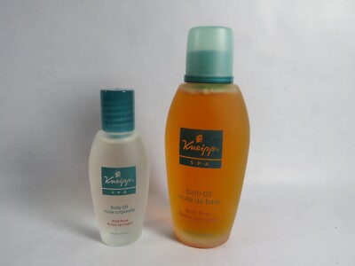 Kneipp S.P.A 30ml Body Oil 100ml Bath Oil ''Wild Rose'' unbenutzt Neuwertig