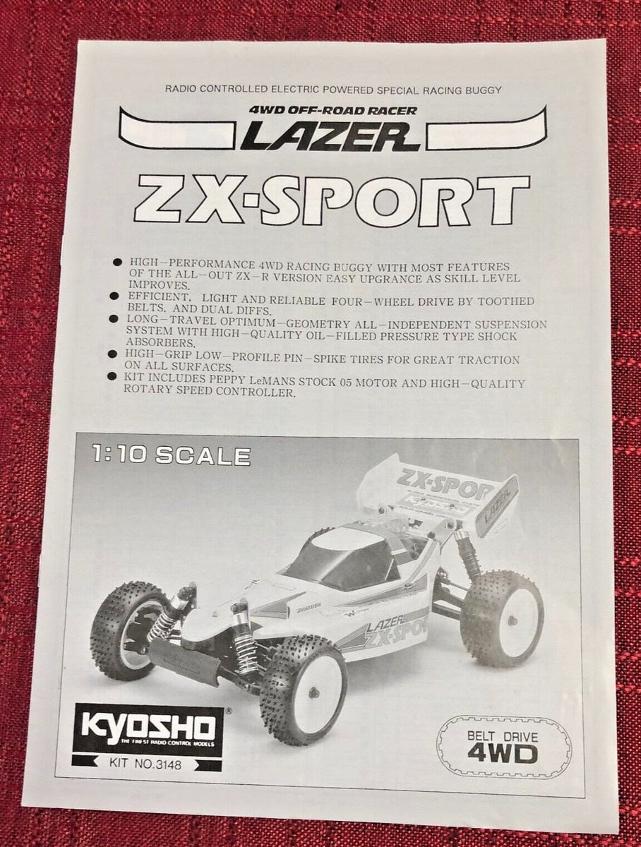 Kyosho VTG LAZER ZX-SPORT Kit No.31348 4WD Off-Road Assembly