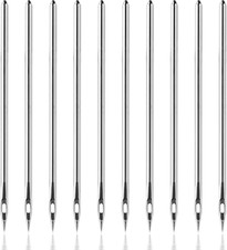 10 Pcs Leather Sewing Awl Hand Sewing Needle Canvas Leather Sewing Awl Needle...
