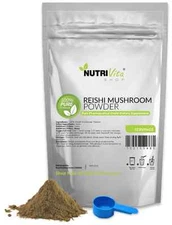 2X 250g (500g 1.1lb) NEW 100% PURE REISHI MUSHROOM POWDER DETOX ORGANIC GROWN 