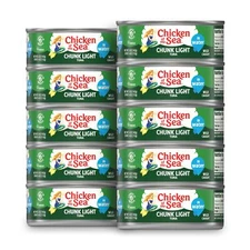 	Chicken of the Sea Chunk Light Tuna in Water 5 oz. Can Pack of 10	