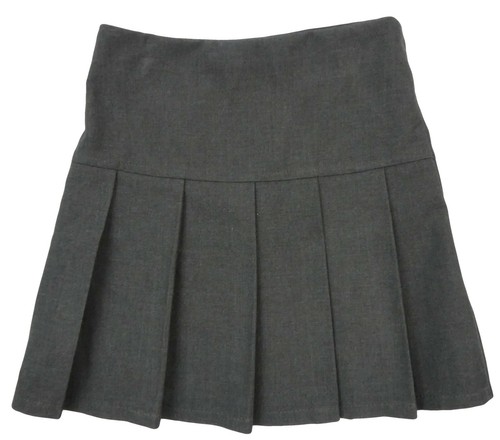 Niñas Gris Faldas Escolares Cremallera Cintura Ajustable Exstore 3-4 años y 4-5 años - Imagen 5 de 5
