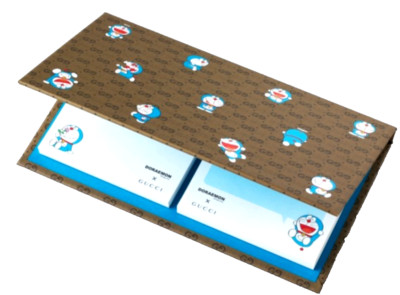 GUCCI x Doraemon Collaboration Special memo pad Limited Novelty Japan