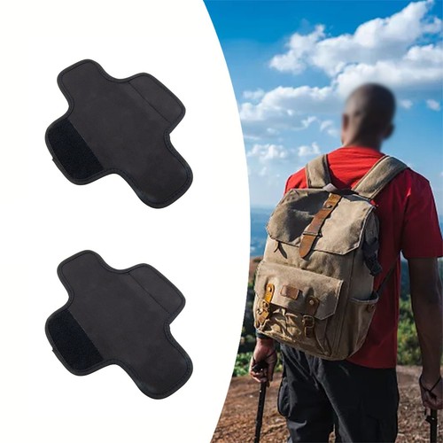 1 Pair Black Backpack Shoulder Strap Pads Anti-slip Cushion Pad ...