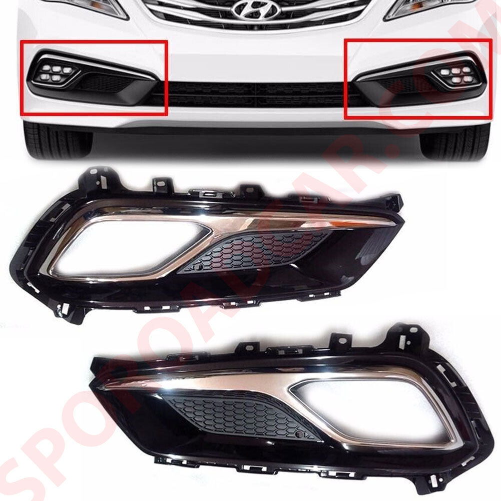 Front Fog Light Lamp Cover LH RH 2P for Genuine Parts 2015-2016
