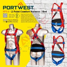 Portwest FP14 Full Body 2 Point Comfort Harness Fall Protection D-ring Max 100KG