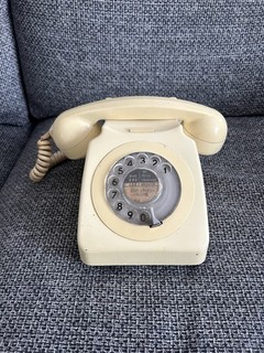 Gpo 746 F SPK 69/1 Creme 1970’s Vintage Telefon Drehwählscheibe