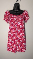 NWOT American Eagle Floral Mini Dress Sweetheart Neckline Short Puff Sleeves M