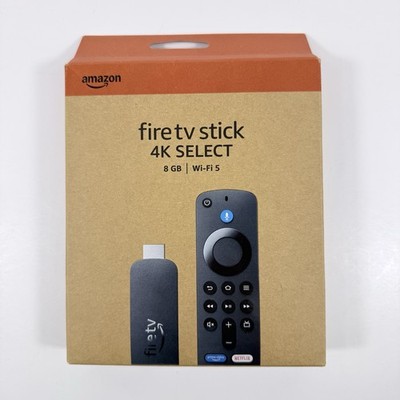 Amazon Fire TV Stick 4K Select Streaming Media Player 8GB Wi-Fi 5 Alexa Remote