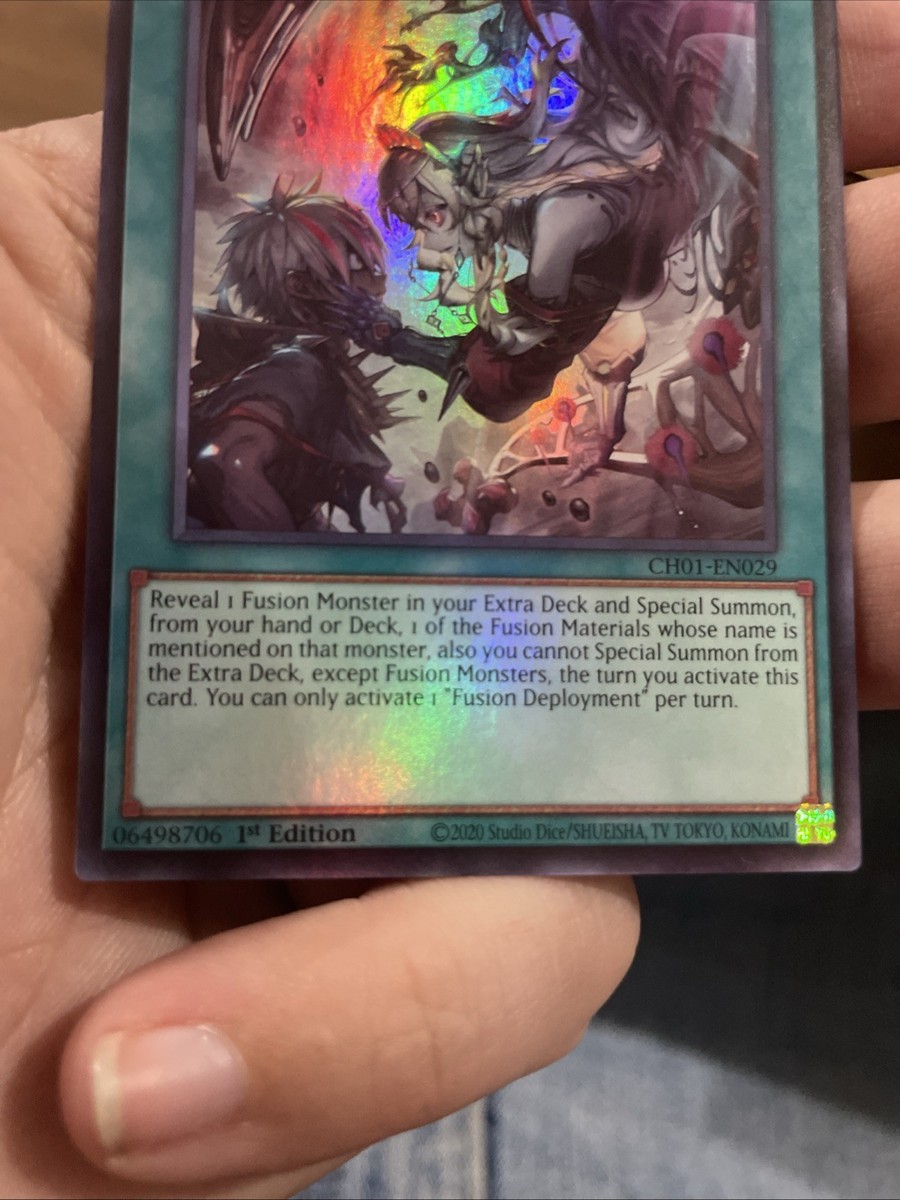 X3! Playset Fusion Deployment CH01-EN029 1st Ed ULTRA RARE NM! +Bonus FREE  SHIP | eBay