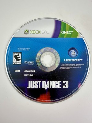 Just Dance 3 - XBOX 360 KINECT (DISC ONLY / TESTED / NO TRACKING)