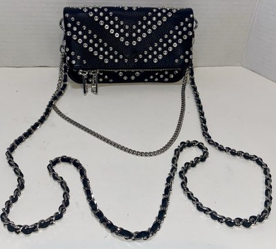 ZADIG & VOLTAIRE Studded Black Chain Bag