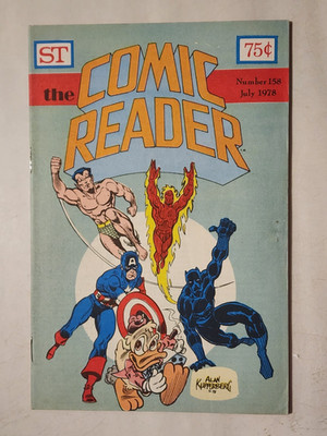 The Comic Reader #158 1978 Street Enterprises Alan Kupperberg Cover