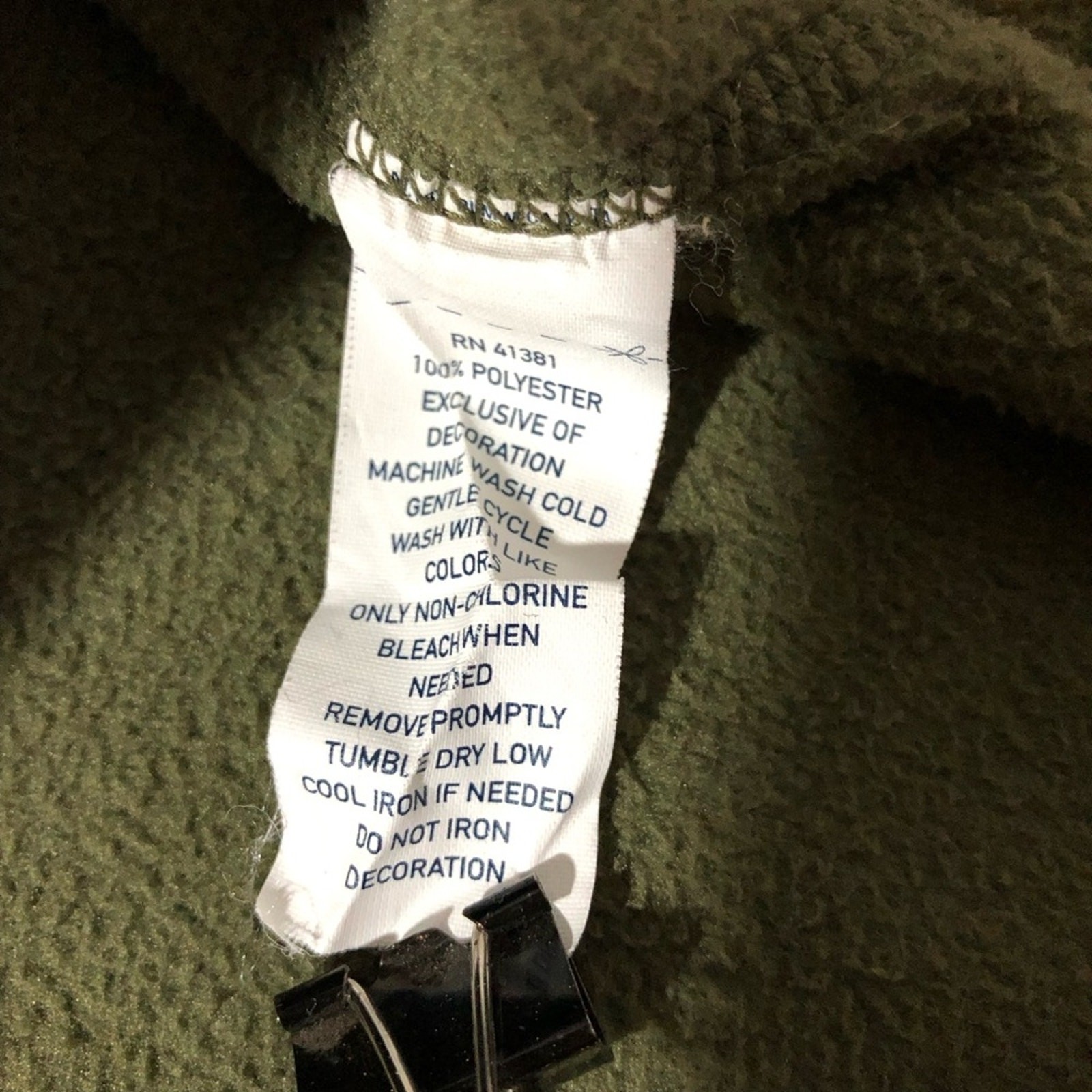 Polo Ralph Lauren uomo L verde oliva arancione pony performance pile full zip