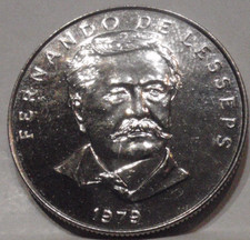 Panama 50 Centesimos 1979 U SPECIAL UNCIRCULATE GEM BU Unc RARE Only 2k Minted