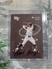 2024 ONIT Wake Forest - Nine Series Swoosh On Card AUTO #122 Nick Kurtz 8/9