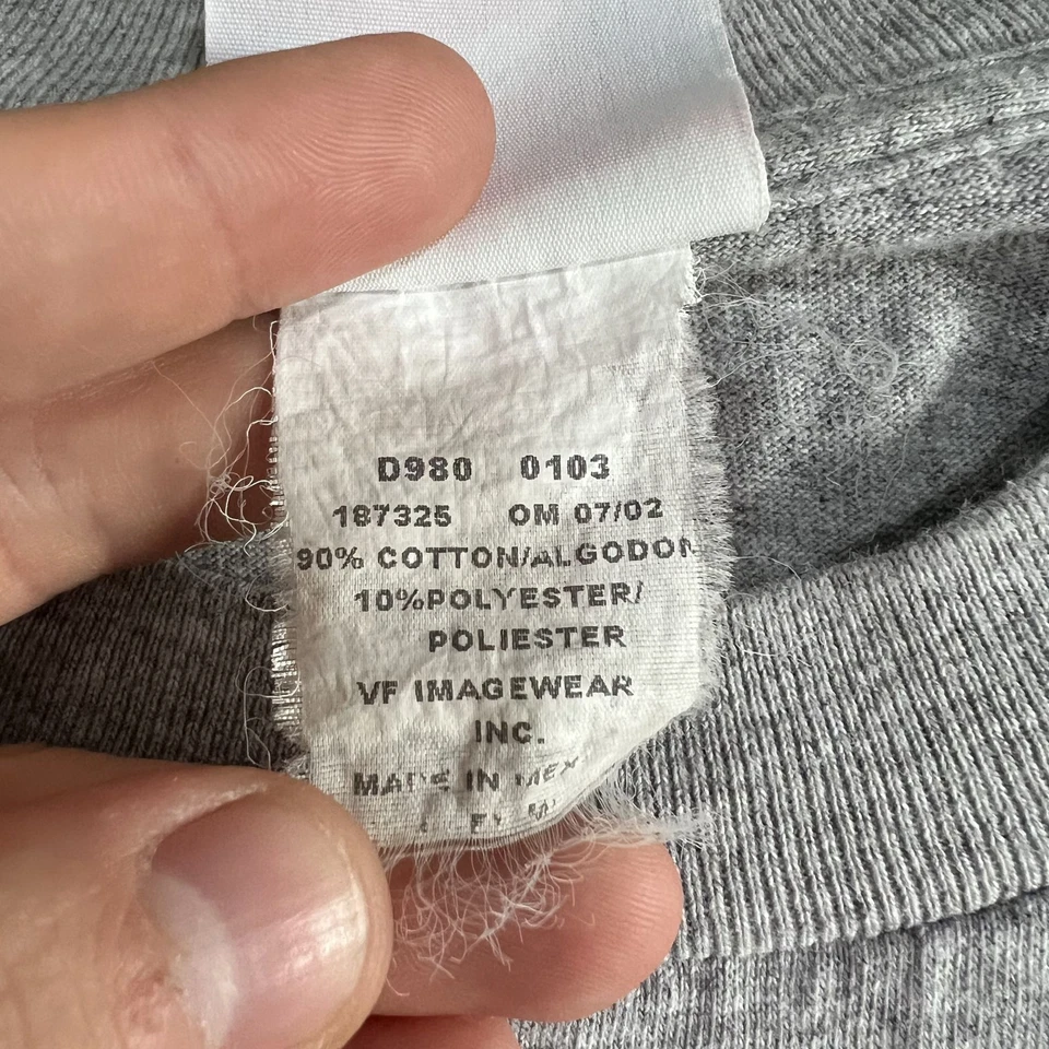 Camiseta Vintage NFL Tampa Bay Buccaneers Para Hombre Grande Gris 2002 División NFC Y2K Foto 3 de 4