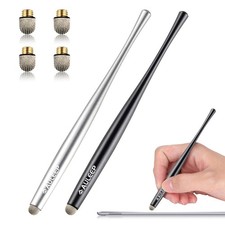 AULEEP Stylus Pen Tablet Touch Screen Styluses Pens 2 Pack with 4 Nanofiber tips