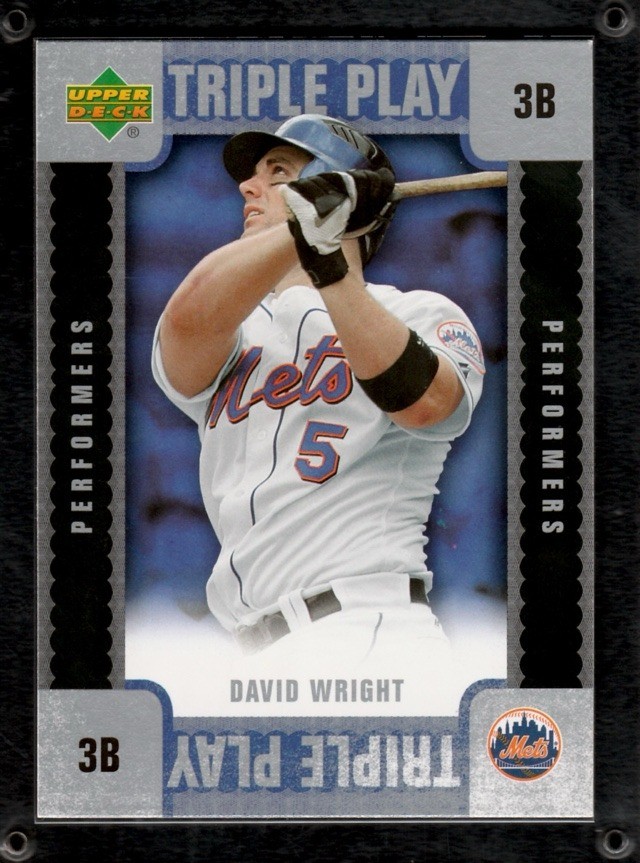 David Wright 2007 Upper Deck Triple Play Performers #TP-DW New York Mets
