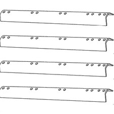 70586591 Cornhead Snapping Roll Blade Kit Fits Allis Chalmers Gleaner