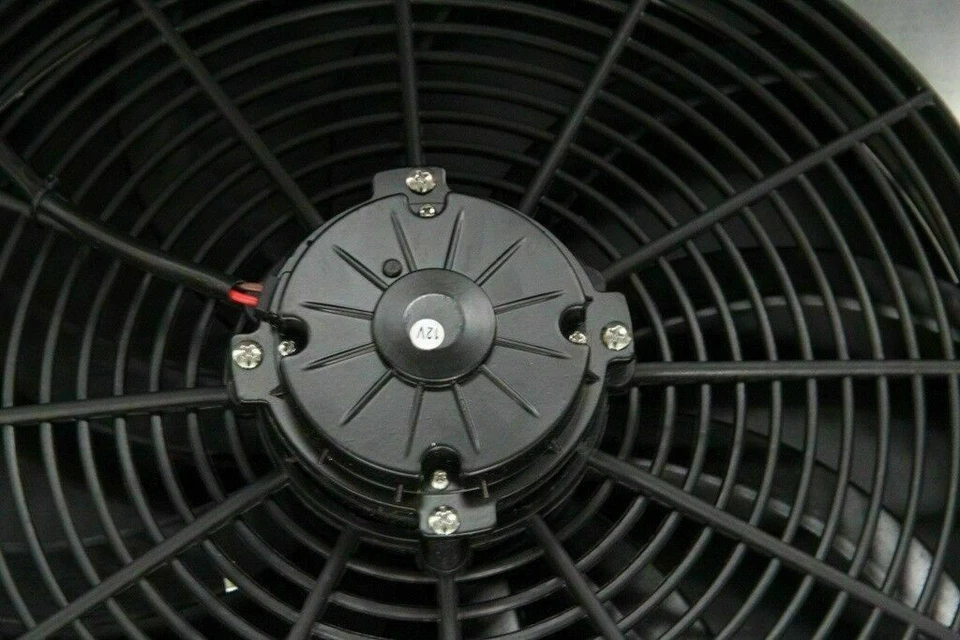 Ventilador eléctrico cubierta de radiador KKS apto para camioneta Chevy GMC 1955-1959 56 57 58 Foto 3 de 4