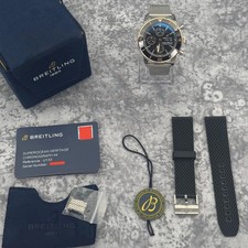 Breitling Superocean Heritage Chronograph 44 Black Gold U13313+ Extra OEM Strap!