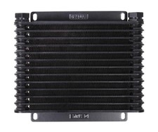 DERALE Fluid Cooler, 9000 Series, 9.75 x 8.438 x 1.25 in, One Size, Black