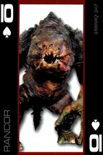 Rancor, Pit Beast, Star Wars Villains playing card