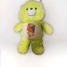 ☀️ Care Bears Do Your Best Green Kite Glow in The Dark Plush Toy 12” 2004 HTF