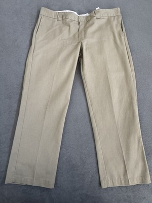 Dickies Slim Straight Work Pants, 40W x 30L, canvasBeige Great Condition